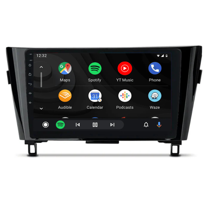 Inbouw CarPlay radio voor Nissan Qashqai en X-Trail met Apple CarPlay en Android Auto functies