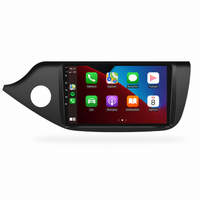 CarPlay radio 9 inch voor Kia Ceed 2012-2017 met zwarte pasklare frontplaat