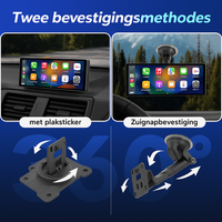 Los Apple CarPlay scherm 9.3 inch – groot android auto scherm voor universele montage