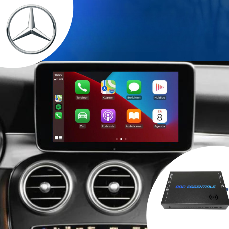 CarPlay Mercedes box voor toegang tot Apple CarPlay en Android Auto via het originele scherm