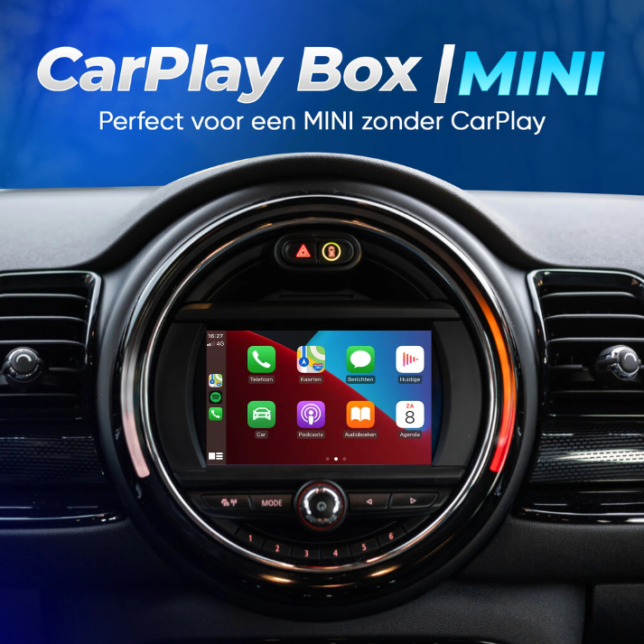 Apple CarPlay MINI installatie met CarPlay Box voor betere connectiviteit