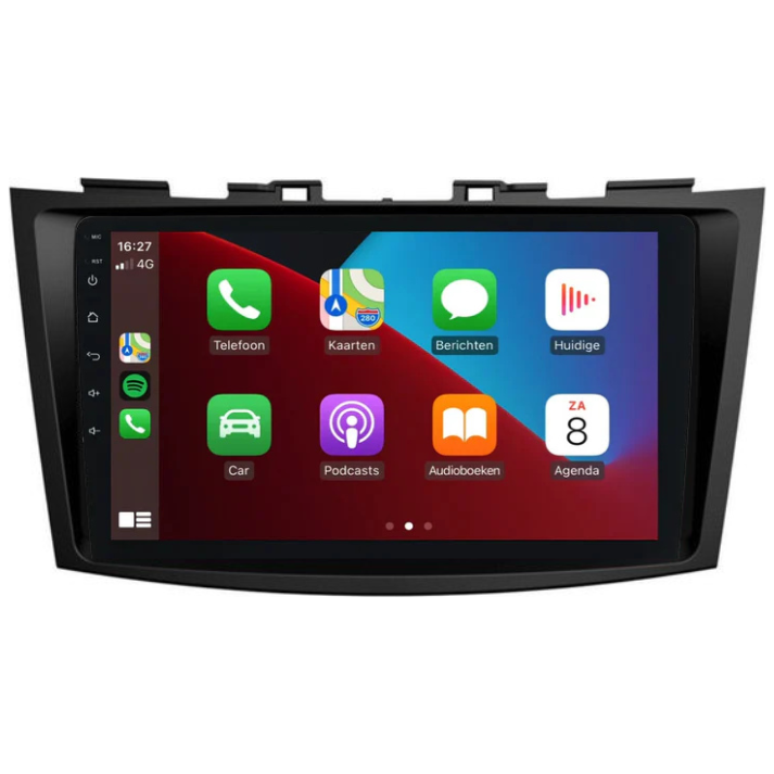 Navigatie- en multimediasysteem met Apple CarPlay en Android Auto voor Suzuki Swift