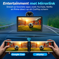 Navigatiescherm auto 7 inch met Apple CarPlay en Android Auto integratie