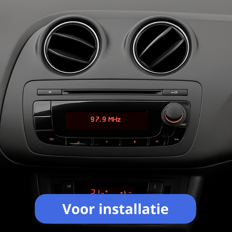 Navigatie voor Seat Ibiza via Android Auto of Apple CarPlay met toegang tot Google Maps en Waze