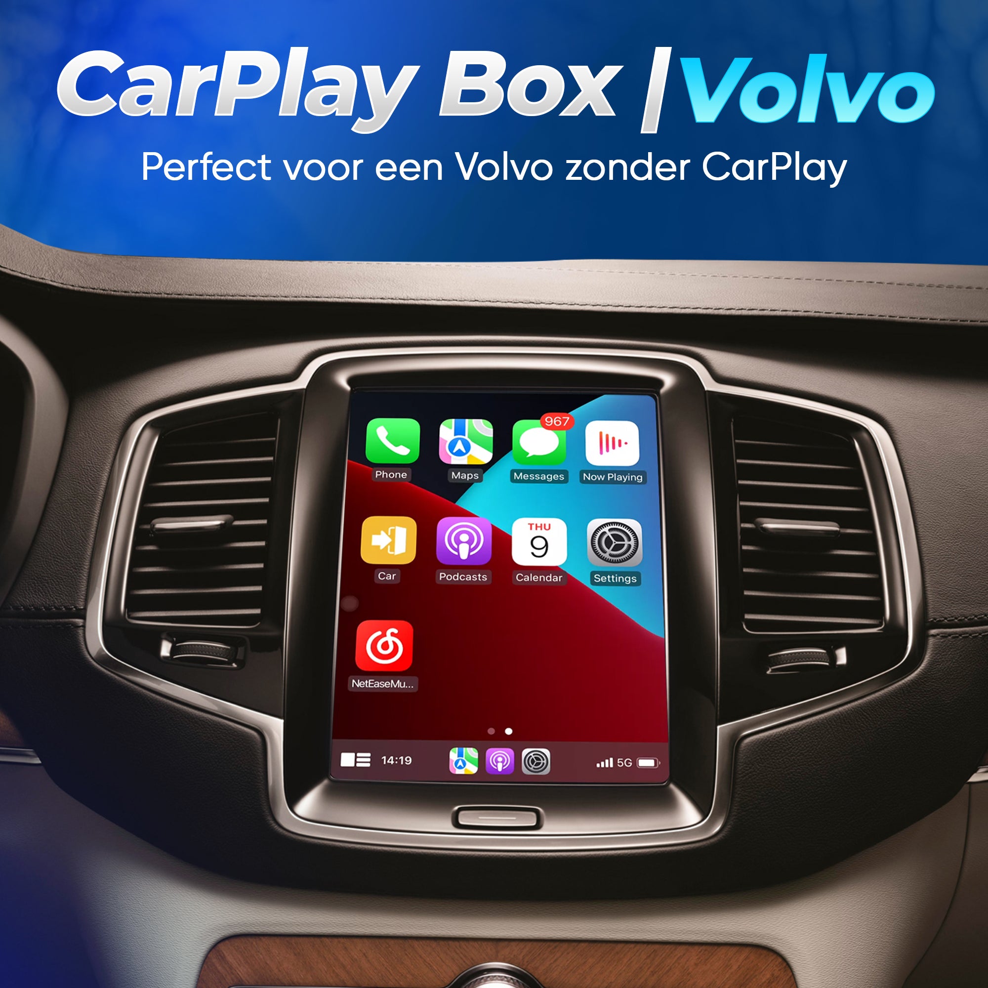 Volvo CarPlay Box voor eenvoudige Apple CarPlay upgrade in Volvo modellen