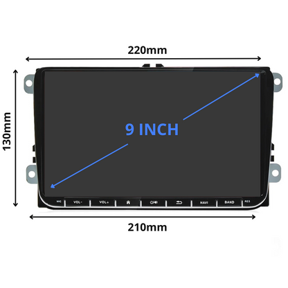 Apple CarPlay / Android Auto - Autoradio 9 inch